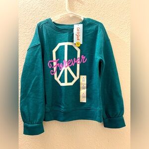 Cat & Jack Teal Kids Sweatshirt